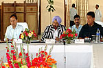 Conference of Minister, Commissioner, Secretaries with H.E.Governor of Arunachal Pradesh held at Rajbhavan, on 08.04.08 Itanagar